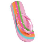 A2Z 4 Kids Girls Flip Flop Lightweight Soft - Flip Flop AZ32221 R Pink 11/12 UK Ch
