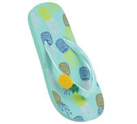 A2Z 4 Kids Girls Flip Flop Lightweight Soft - Flip Flop AZ32225 P Green 11/12 UK Ch
