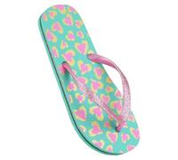 A2Z 4 Kids Girls Flip Flop Lightweight Soft - Flip Flop AZ32228 A Turq 9/10 UK Ch