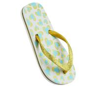 A2Z 4 Kids Girls Flip Flop Lightweight Soft - Flip Flop AZ32229 A Yellow 11/12 UK Ch