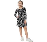 A2Z 4 Kids Girls Halloween Dress Spider Web Swing Costume - Swing Dress Spider Web 5-6