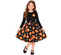 A2Z 4 Kids Girls Halloween - SakterDress 655 Black._9-10