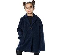 A2Z 4 Kids Girls Jacket Sherpa Coat Fleece Sherpa Lined Jacket Wool Lightweight - Jacket JK26 Navy 11-12