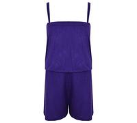 A2Z 4 Kids Girls Jumpsuit Kids Plain Color Trendy Playsuit All in One Jumpsuits New Age 5 6 7 8 9 10 11 12 13 Years Purple