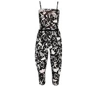 A2Z 4 Kids Girls Jumpsuit Stylish Floral Leopard & Tribal Print Playsuit - Jumpsuit Skull & Roses 9-10