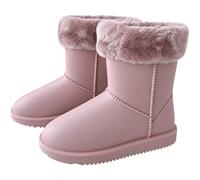 A2Z 4 KIDS Girls & Ladies Faux Fur Lined Winter Boots Warm Waterproof PVC Snow Boots Matching Mummy & Daughter Shoes Non Slip Sole Cosy Outdoor Footwear UK Sizes 10 to 8