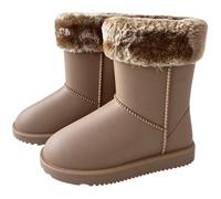 A2Z 4 KIDS Girls & Ladies Faux Fur Lined Winter Boots Warm Waterproof PVC Snow Boots Matching Mummy & Daughter Shoes Non Slip Sole Cosy Outdoor Footwear UK Sizes 10 to 8