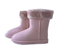A2Z 4 Kids Girls Ladies Warm Rain Boots with Faux Fur Lining Waterproof - Boots Furry Pink 12 UK Child