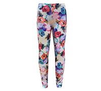 A2Z 4 Kids Girls Legging Comic Graffiti Floral Leopard - Legging Floral 9-10
