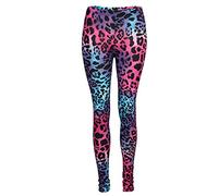 A2Z 4 Kids Girls Legging Comic Graffiti Floral Leopard - Legging Leopard Multi 9-10