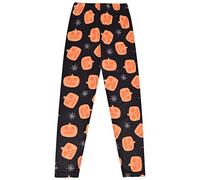 A2Z 4 Kids Girls Legging Pumpkins Print Black Fashion Stretchy - Legging 653 Black_5-6