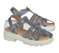 A2Z 4 Kids Girls Lillibet Sandals Open Toe Summer Holiday Soft Feel Anti Slip - Sandal Lillibet Blue 1.5 UK