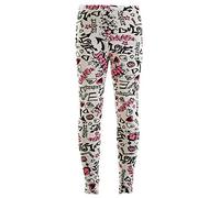 A2Z 4 Kids Girls Love Comic Graffiti Print Leggings, Skater Dress - Love Graffiti Legging 11-12