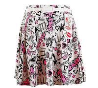 A2Z 4 Kids Girls Love Comic Graffiti Print Leggings, Skater Dress - Love Graffiti Skirt 7-8