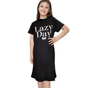 A2Z 4 Kids Girls Night Dress Nightgown Sleepwear - Nightie PL 209 Black 5-6