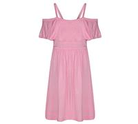 A2Z 4 Kids Girls Off Shoulder Skater Outfit Stylish and Trendy Party Wear - PlainOff Shoulder Dress Baby Pink 13