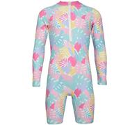 A2Z 4 Kids Girls One Piece Wetsuit Swimsuit Surfing Diving Swimming Costume - SW Wetsuit 869 Tropical 2-3