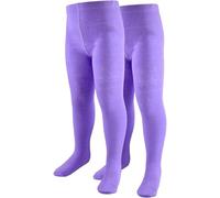 A2Z 4 Kids Girls Pack Of 2 Premium Fleece Lined Thermal Tights Cosy Winter - Tights KT837 2 Pack Lilac 7-8