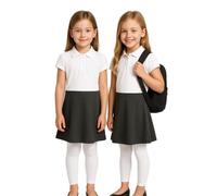 A2Z 4 Kids Girls Pack of 2 School Uniform Dress - UF Dress 863 2 Pack Grey 8-9