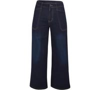 A2Z 4 Kids Girls Palazzo Jeans Wide Leg Stretchy Denim Pants Flared - Jeans JN45 Dark Blue 7-8