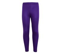 A2Z 4 Kids Girls Plain Legging Dance Fashion Leggings - New Legging Purple 11-12