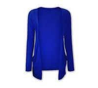 A2Z 4 Kids Girls Plain Open Boyfriend Cardigan Long Sleeves - Boy Friend Royal 13.1