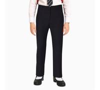 A2Z 4 Kids Girls Plain School Uniform Pants Pull Up - Girls UF Pant 782 Black 13-14
