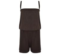 A2Z 4 Kids Girls Plain Summer - Plain Playsuit Brown 13