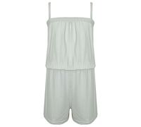 A2Z 4 Kids Girls Plain Summer - Plain Playsuit Cream 5-6