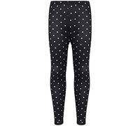 A2Z 4 Kids Girls Polka Dot Leggings Stretchy Soft Comfortable Spotty Print - Legging 651 Spotty Black_5-6