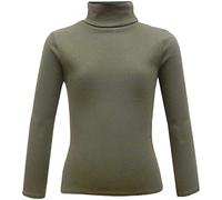 A2Z 4 Kids Girls Polo Neck T Shirt Ribbed Cotton Polo - Polo Neck Green 2-3
