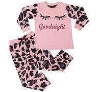 A2Z 4 Kids Girls Pyjamas Children PJs 2 Piece Set Lounge Suit - PJS 154 Baby Pink._11-12