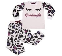 A2Z 4 Kids Girls Pyjamas Traditional PJS Pyjama Set Long Sleeve Top - PJS 154 White 3-4
