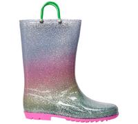 A2Z 4 Kids Girls Rain Boot Non-Slip Waterproof PVC - Wellies Galaxy 1 UK
