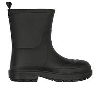 A2Z 4 Kids Girls Rain Boot Non-Slip Waterproof PVC - Wellies Puddle Pals Black 11 UK CH