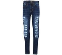 A2Z 4 Kids Girls Ripped Stretch Jeans Lightweight Casual Pants Age 3-14 | Trendy denim bottoms for everyday fashion, play days and easy comfort wear