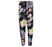 A2Z 4 Kids Girls Roses Floral - Roses Floral Trouser Black 11-12