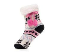 A2Z 4 Kids Girls Sherpa Fleece - Socks AZ638 Grey A 11-14