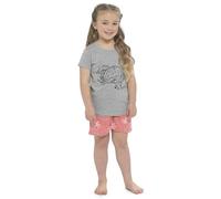 A2Z 4 Kids Girls Short Sleeve Jersey Cotton Shorts - PJS AZ722 Sloth Grey 13