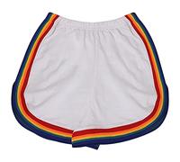 A2Z 4 Kids Girls Shorts 100% Cotton Dance Sports Trendy Fashion Summer Hot Short - Girls Shorts 426 Rainbow White 11-12