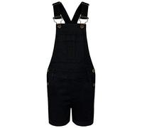 A2Z 4 Kids Girls Shorts Dungaree Denim Ripped Stretch Summer Jeans - Shorts Dungaree D77 Black 9-10