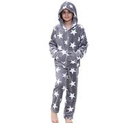 A2Z 4 Kids Girls Stars Print - PJS 205 Zip Stars Grey 5-6