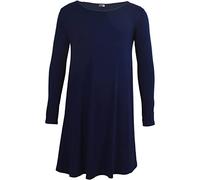 A2Z 4 Kids Girls Summer Dresses Dance Party Fashion Tees Tops - Swing Dress Navy 5-6