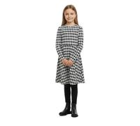 A2Z 4 Kids Girls Swing Dress Dog Tooth Fashion Stylish - Swing Dress Dog Tooth 11-12