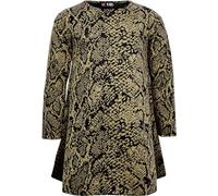 A2Z 4 Kids Girls Swing Dress Long Sleeves Snake Fashion - Swing Dress 852 Stone 11-12