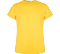 A2Z 4 Kids Girls T Shirts Cotton Plain Tie Dye Short Sleeves T Shirts Top Soft Feel Trendy - Girls T Shirt Yellow 9-10