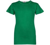 A2Z 4 Kids Girls T Shirts Cotton Plain Tie Dye Short Sleeves T Shirts Top Soft Feel Trendy - Girls T Shirt Green 9-10