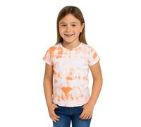 A2Z 4 Kids Girls T Shirts Cotton Plain Tie Dye Short Sleeves T Shirts Top Soft Feel Trendy - Tie Dye 250 T Shirt Orange 13