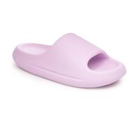 A2Z 4 Kids Girls Teens Slider Womens Open Toe Cloud Slipper Thick Sole Foam - Slider LDS AZ32566 Lilac 5/6 UK