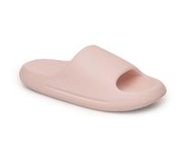 A2Z 4 Kids Girls Teens Slider Womens Open Toe Cloud Slipper Thick Sole Foam - Slider LDS AZ32566 Pink 3/4 UK